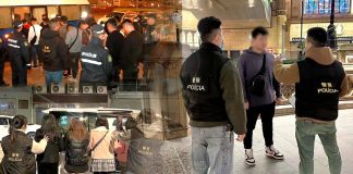 治安警冬防行動80警員巡查多區 截獲27換錢黨6賣淫女 治安警冬防行動80警員巡查多區 截獲27換錢黨6賣淫女